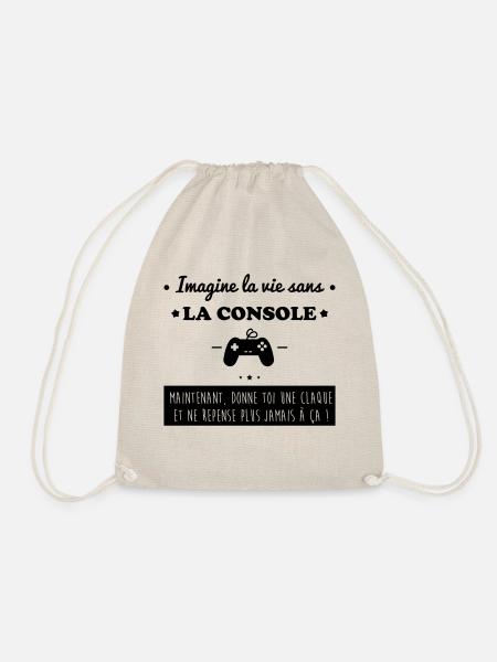 La console,geek,gamer,gaming - Sac de sport léger - nature