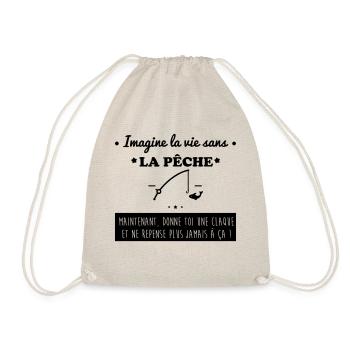 La pêche,pêcheur,pécheur - Sac de sport léger - nature - Devant