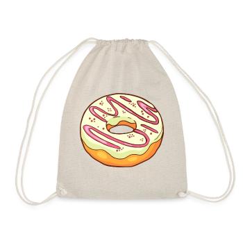 Donuts Confiserie Cookie Tart Cake Pies - Drawstring Bag - nature - Front