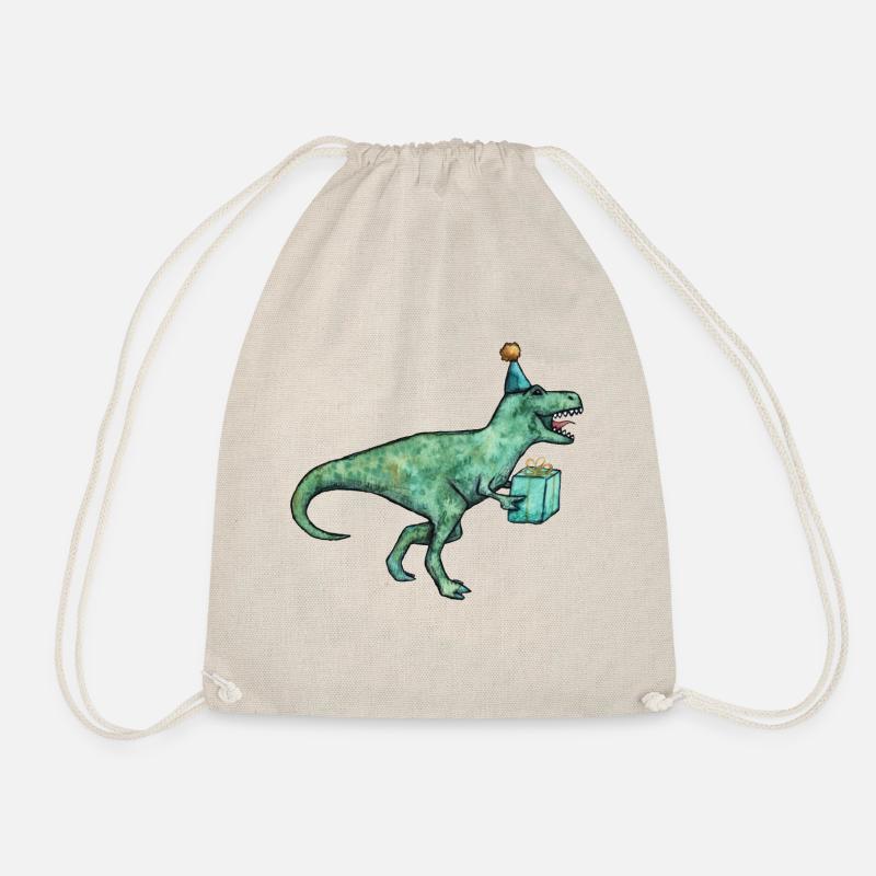 Partysaurus-Rex *ROOOARRR* - Turnbeutel - Natur