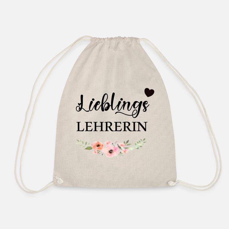 Lieblings Lehrerin - Turnbeutel - Natur