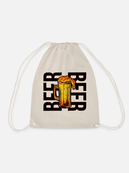 Bier Bier - Turnbeutel - Natur