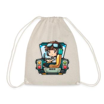 The Aviator - Drawstring Bag - nature - Front