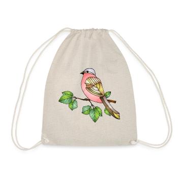 Bunter Vogel - Turnbeutel - Natur - Vorne