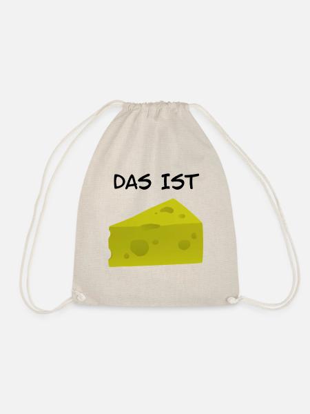 Das ist Käse - Turnbeutel - Natur