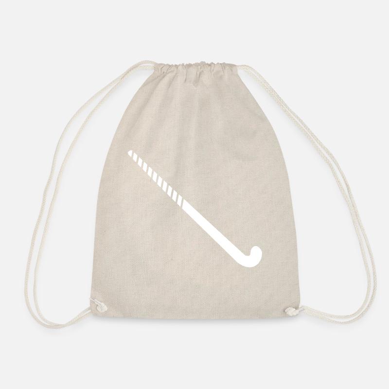 hockey stick - Drawstring Bag - nature