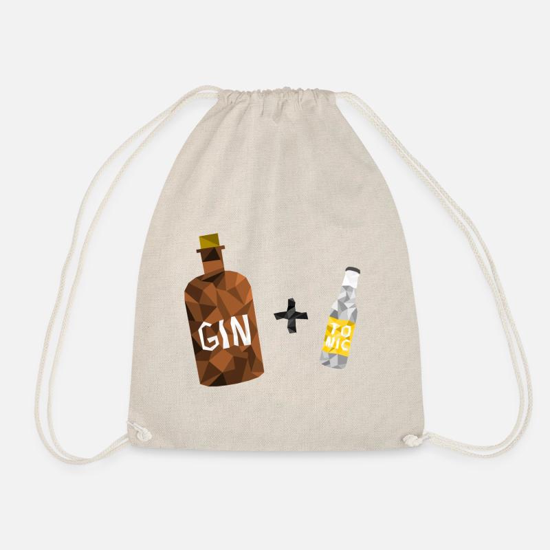Polygin Tonic - Drawstring Bag - nature