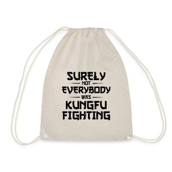 sûrement pas tout le monde était kung fu origine de combat - Sac de sport léger - nature - Devant