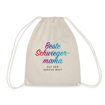Beste Schwiegermama - Turnbeutel - Natur - Vorne
