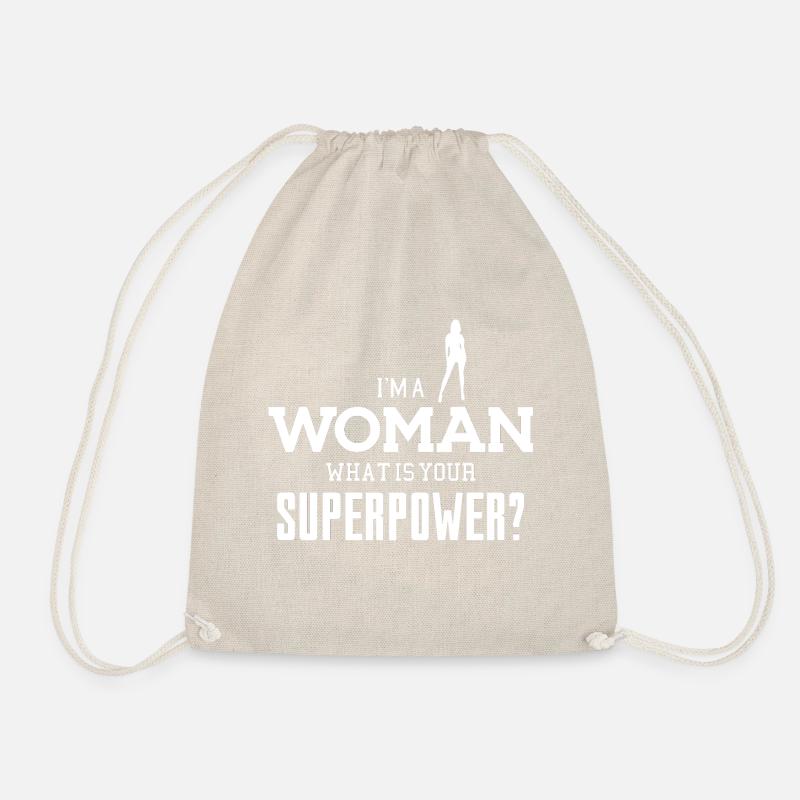 Women's Day - Drawstring Bag - nature