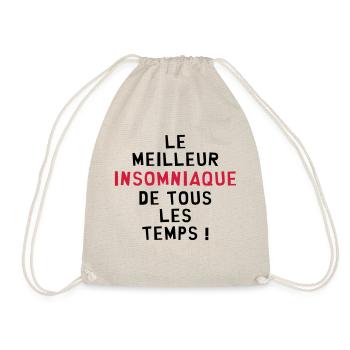 Insomniaque / Insomnie / Noctambule / Sommeil - Sac de sport léger - nature - Devant