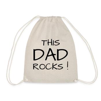 Dad - Daddy - Father's Day - Baby - Birth - Humor - Drawstring Bag - nature - Front