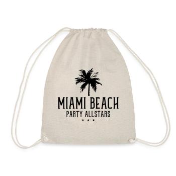 miami beach party allstars - Turnbeutel - Natur - Vorne