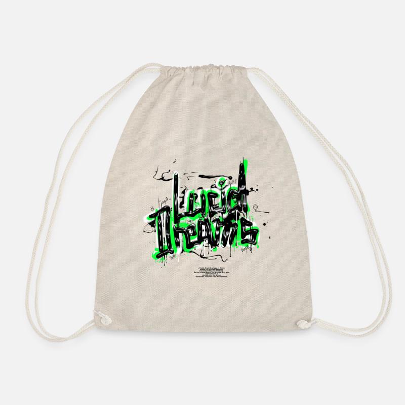 Lucid Dreams - Hand drawn - Turnbeutel - Natur