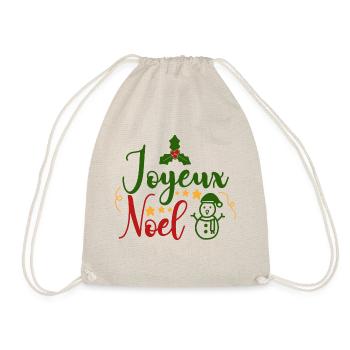 JOYEUX NOËL - Sac de sport léger - nature - Devant