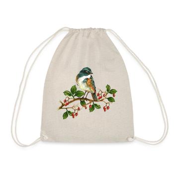 Colorful bird - Drawstring Bag - nature - Front