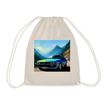 Sports car 80s - Drawstring Bag - nature - Front