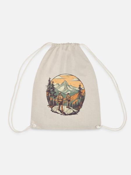 Motif randonneur cool - randonnée en montagne - Sac de sport léger - nature