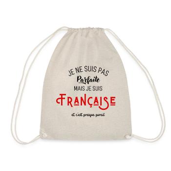 Pas parfaite mais française - Sac de sport léger - nature - Devant