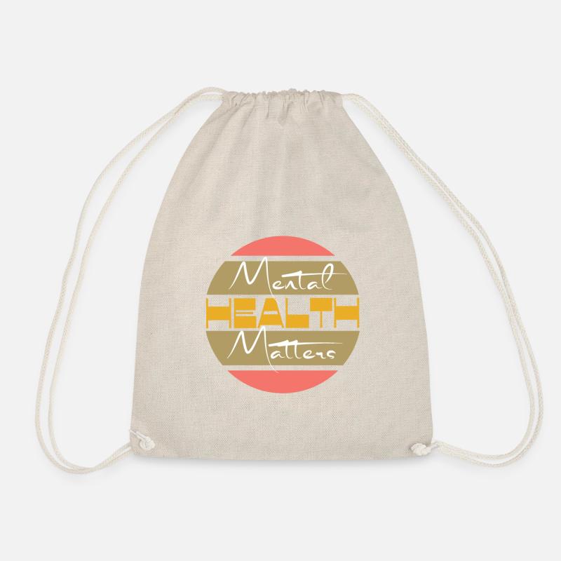 Mental health matters - Drawstring Bag - nature