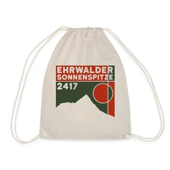 Ehrwalder Sonnenspitze Crossing Souvenir - Drawstring Bag - nature - Front