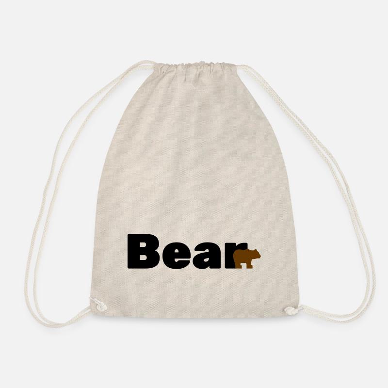 Bear Bär Gay - Turnbeutel - Natur