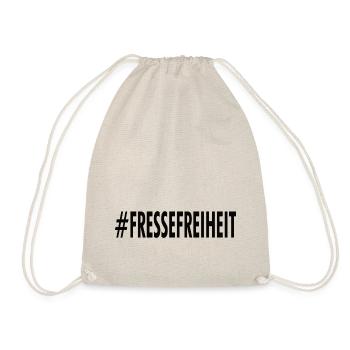 Fressefreiheit Politik Meme Pressefreiheit - Turnbeutel - Natur - Vorne