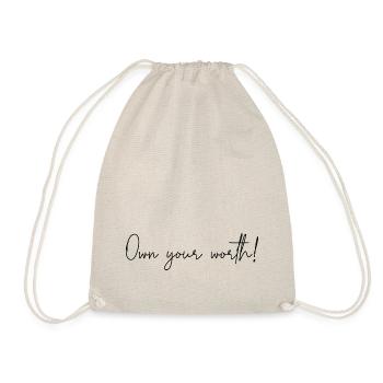 Reconnaissez votre valeur - Sac de sport léger - nature - Devant