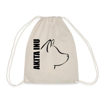 AKITA INU PROFIL - Turnbeutel - Natur - Vorne