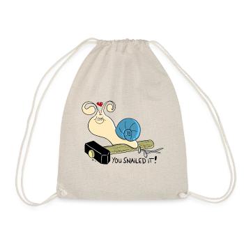 You snailed it! - Turnbeutel - Natur - Vorne