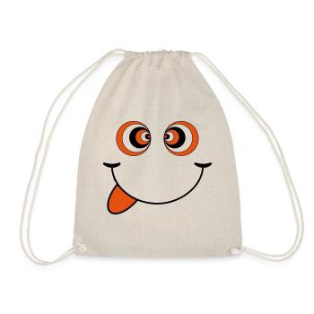 psychedelisch smiley - Turnbeutel - Natur - Vorne
