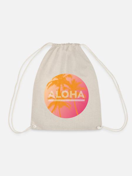 Aloha Sunset - Turnbeutel - Natur