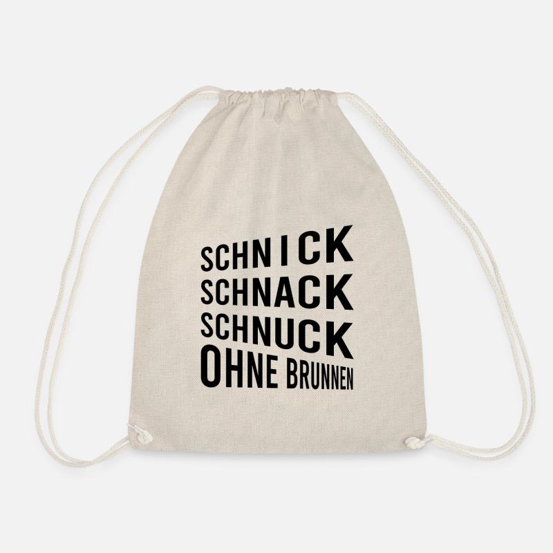 Schnick Schnack Schnuck Ohne Brunnen - Turnbeutel - Natur