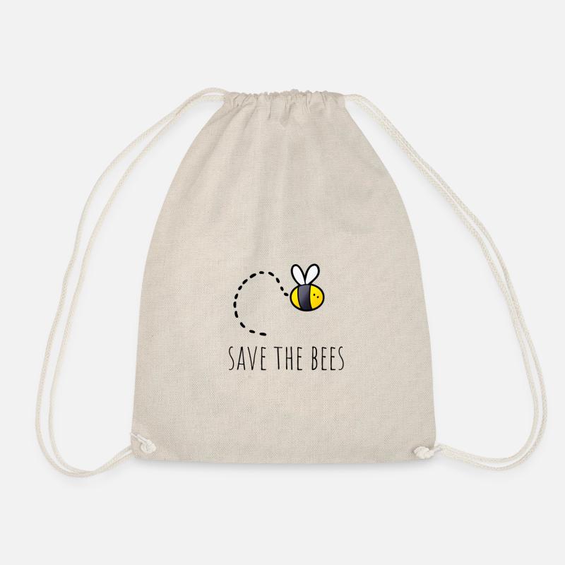 Save the bees, Rettet die Bienen - Turnbeutel - Natur