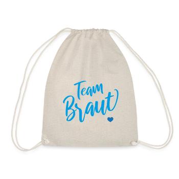 Team Braut - Drawstring Bag - nature - Front