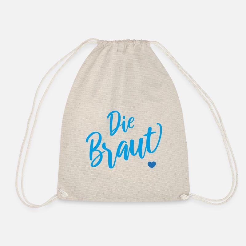 Die Braut - Turnbeutel - Natur