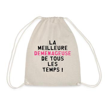 Déménageur / Déménagement / Déménager / Camion - Sac de sport léger - nature - Devant