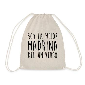 Padrino Madrina Nacimiento Bebé Bautismo Tío Tía - Turnbeutel - Natur - Vorne