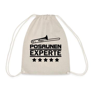 Posaunen Experte - Turnbeutel - Natur - Vorne