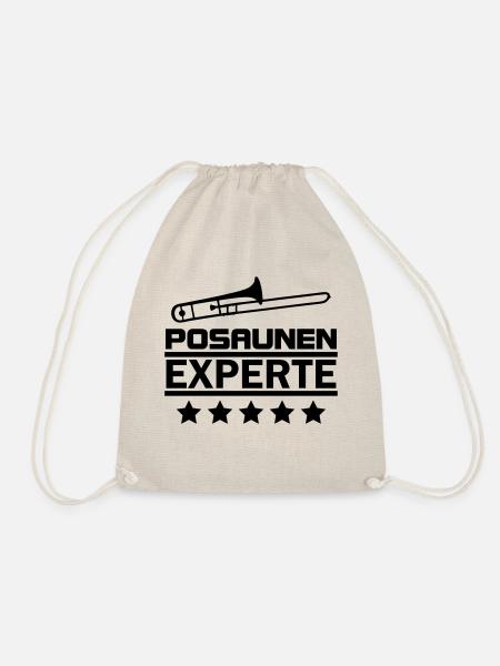 Posaunen Experte - Turnbeutel - Natur