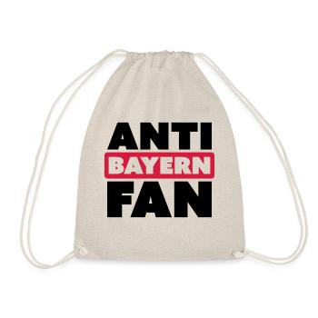 ANTI BAYERN FAN - Turnbeutel - Natur - Vorne