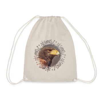 Harris Hawk mandala - Drawstring Bag - nature - Front
