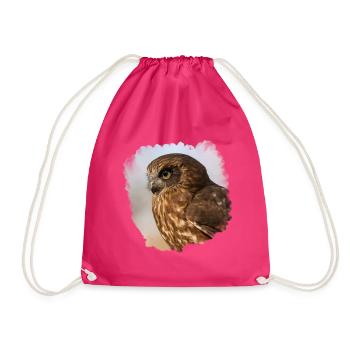 Kauz Design - Turnbeutel - Fuchsia - Vorne
