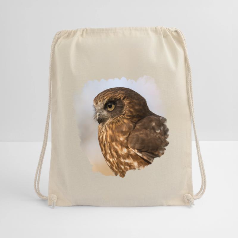 Owl design Drawstring Bag