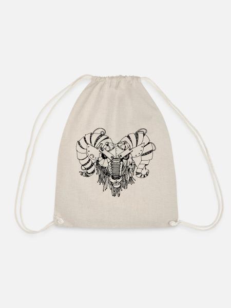 steampank ram - Turnbeutel - Natur