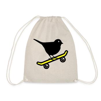 Bird bird budgie - Drawstring Bag - nature - Front