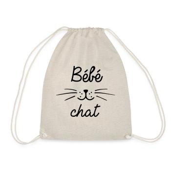 Bébé chat - Sac de sport léger - nature - Devant