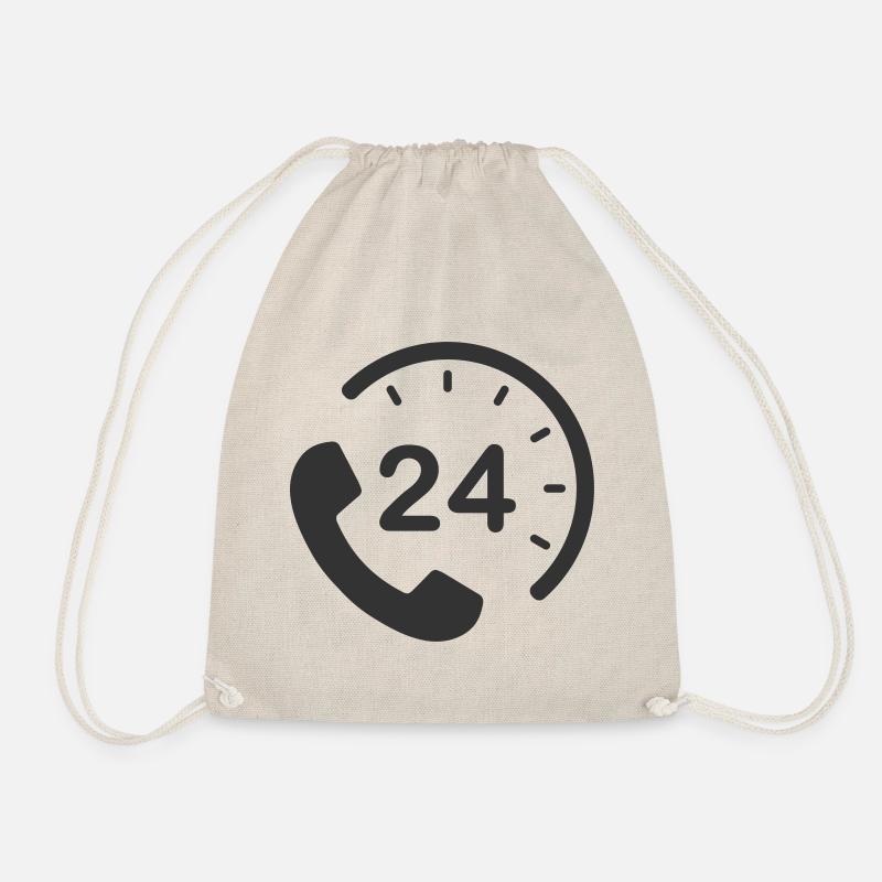 24/7 h Service - Turnbeutel - Natur