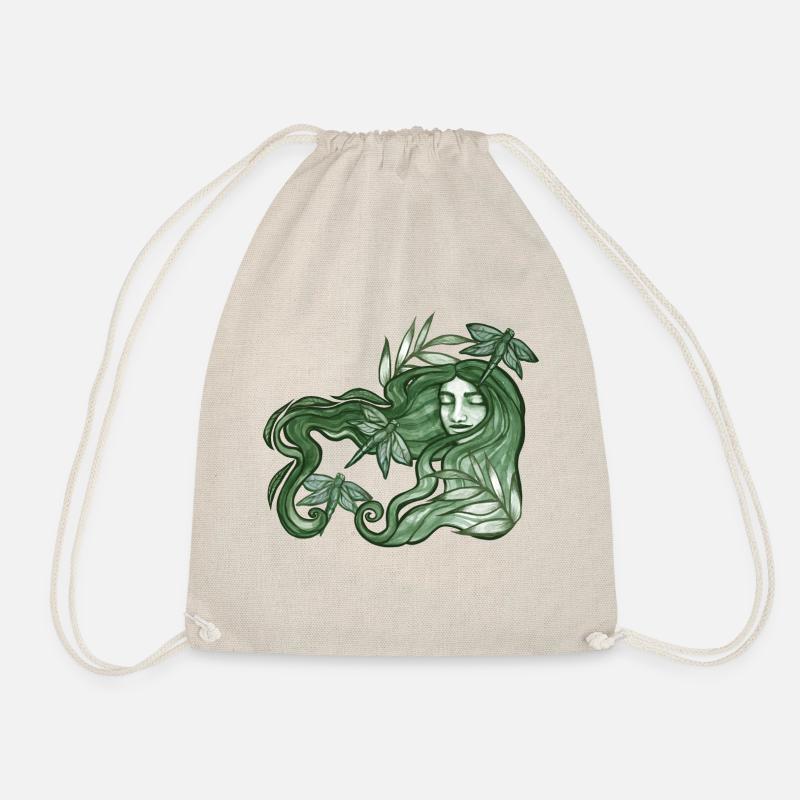 Déesse libellule verte - Sac de sport léger - nature