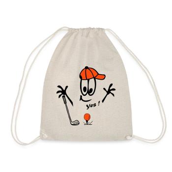 Golf, Bande dessinée, Oui - Sac de sport léger - nature - Devant